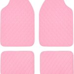 Luxury Leather Car Mats - Universal Fit All Weather Car Floor Mats - Full Set for , Van & Truck