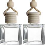 2-Pack Mahogany Coconut Hanging Car Air Freshener