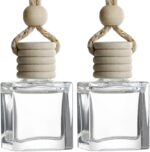 2-Pack Mahogany Coconut Hanging Car Air Freshener