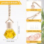 50-Pack Diamond Shape Car Essential Oil Hanging Bottle - Image 2