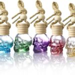 7-Pack Mini 10ml Skull Perfume Bottle Hanging
