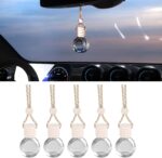 5-Pack 8ml Hanging Car Aroma Diffuser Bottle