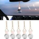 5-Pack 8ml Hanging Car Aroma Diffuser Bottle