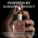 2-Pack Mahogany Coconut Hanging Car Air Freshener - Image 2
