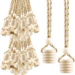 100-Pack Car Perfume Bottle Wooden Caps with String