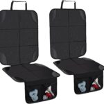 Car Seat Protector,2Pack Car Seat Cushion,with Thickest Padding and Non-Slip Backing,Waterproof 600D Fabric Car Seat Covers with Storage Pockets for Baby for Baby、Pet and All Types of Cars