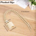 100-Pack Car Perfume Bottle Wooden Caps with String - Image 2