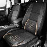 Car Seat Cushion - Memory Foam Car Seat Pad with Breathable Mesh, Relief Back Pain, Universal Fit, Easy to Install, Cushion Set for SUV/Truck/Car – Black